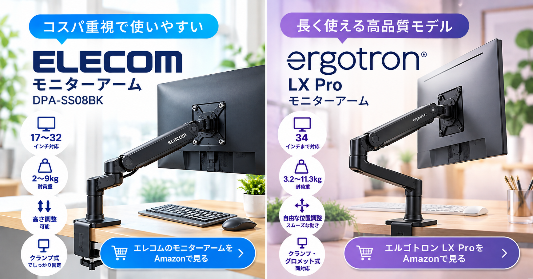 モニターアームの活用