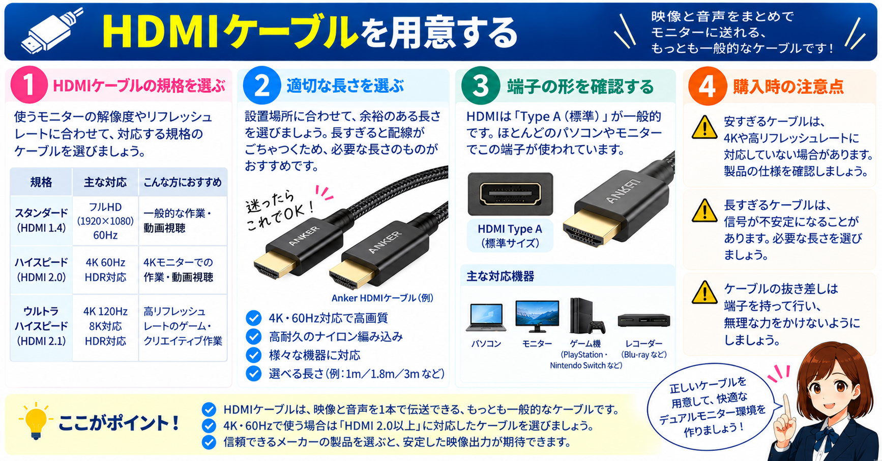 HDMIケーブル