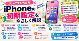 iPhoneの初期設定のやり方｜電源を入れてから使えるまで初心者向けに解説